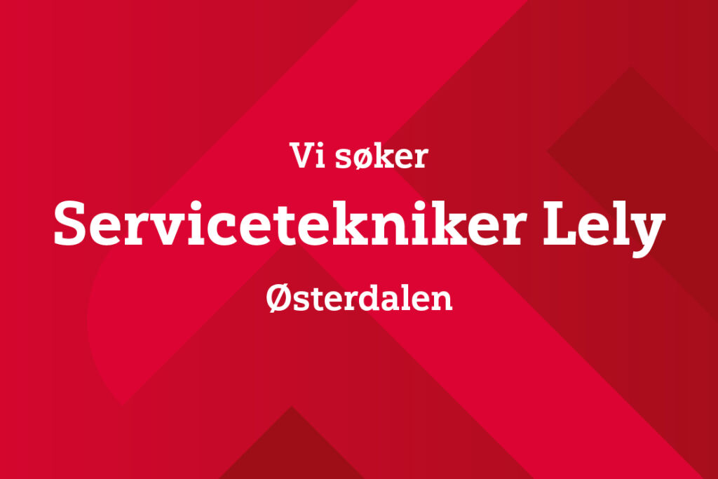 Servicetekniker Lely ├ÿsterdalen